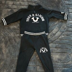 True Religion Black and White Tracksuit